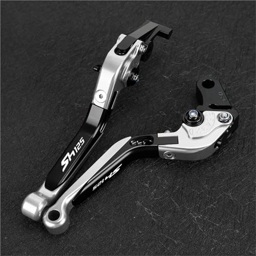HUILA SH125 Motorrad Verstellbare, faltbare, ausziehbare Bremskupplungshebel, Lenkergriffe, Enden for SH125 SH 125 2013-2023 2022(Green) von HUILA