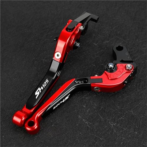 HUILA SH125 Motorrad Verstellbare, faltbare, ausziehbare Bremskupplungshebel, Lenkergriffe, Enden for SH125 SH 125 2013-2023 2022(SKY BLUE) von HUILA