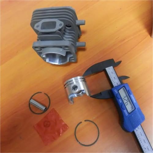 HUILA TH34 Zylinder Montage 37MM for TH34D 2 CYCEL 34CC Trimmer FREISCHNEIDER Zylinder KIT KOLBEN Ringe PIN Clips Assy(Piston Kit) von HUILA