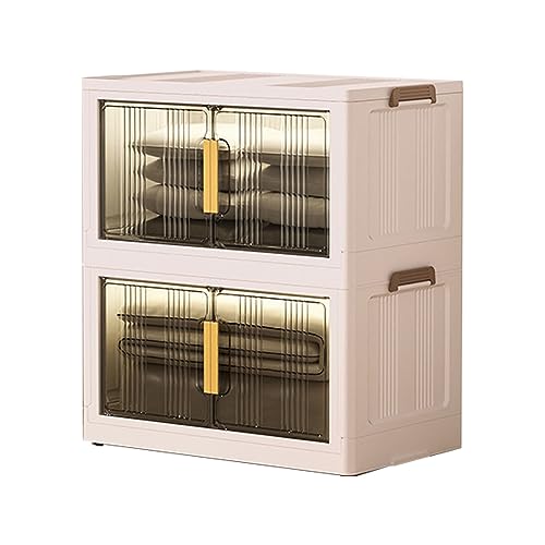 Freistehender Lagerschrank mit Türen, zusammenklappbarer Badezimmer-Rollwagen, seitliche Organizer-Einheit mit Rädern, große Kapazität, hoher, schmaler Turm, wasserdichte Freistehender Lagerschrank mit Türen, zusammenklappbarer Badezimmer-Rollwagen, seitliche Organizer-Einheit mit Rädern, große Kapazität, hoher, schmaler Turm, wasserdichte von HUIMOZ
