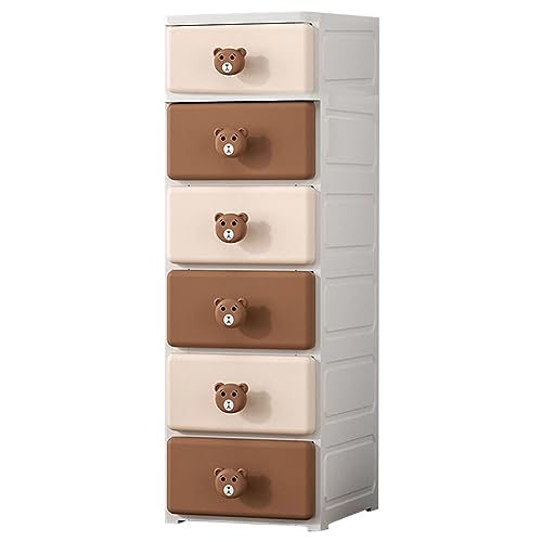 HUIMOZ Aufbewahrungsschrank mit mehrstöckigen Schubladen und Griffen in Cartoon-Tierform, Küchen-Organizerschrank mit Rollen, Schrank, Sideboard, Akzentschrank für Wohnzimmer, B HUIMOZ Aufbewahrungsschrank mit mehrstöckigen Schubladen und Griffen in Cartoon-Tierform, Küchen-Organizerschrank mit Rollen, Schrank, Sideboard, Akzentschrank für Wohnzimmer, B von HUIMOZ