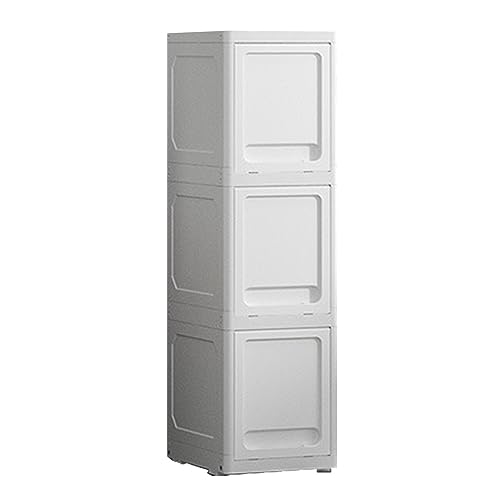 HUIMOZ Badezimmer-Aufbewahrungsschrank, freistehender schmaler Hochschrank mit Rollen, Küchenvorratsschrank mit Türen für das Wohnzimmer, Badezimmer-Unterschrank-Akzentmöbel von HUIMOZ