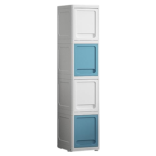 HUIMOZ Badezimmer-Aufbewahrungsschrank, freistehender schmaler Hochschrank mit Rollen, Küchenvorratsschrank mit Türen für das Wohnzimmer, Badezimmer-Unterschrank-Akzentmöbel von HUIMOZ