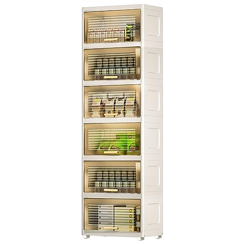 HUIMOZ Lagerschrank, Küchen-Sideboard, Ausstellungsregal, bodenstehender Medien-Lagerschrank, schützt und organisiert wertvolle Musik-, Film-, Videospiel- oder Erinnerungssammlu HUIMOZ Lagerschrank, Küchen-Sideboard, Ausstellungsregal, bodenstehender Medien-Lagerschrank, schützt und organisiert wertvolle Musik-, Film-, Videospiel- oder Erinnerungssammlu von HUIMOZ