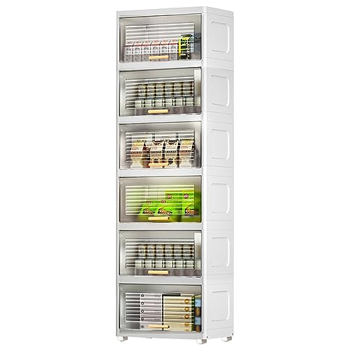 HUIMOZ Lagerschrank, Küchen-Sideboard, Ausstellungsregal, bodenstehender Medien-Lagerschrank, schützt und organisiert wertvolle Musik-, Film-, Videospiel- oder Erinnerungssammlu HUIMOZ Lagerschrank, Küchen-Sideboard, Ausstellungsregal, bodenstehender Medien-Lagerschrank, schützt und organisiert wertvolle Musik-, Film-, Videospiel- oder Erinnerungssammlu von HUIMOZ
