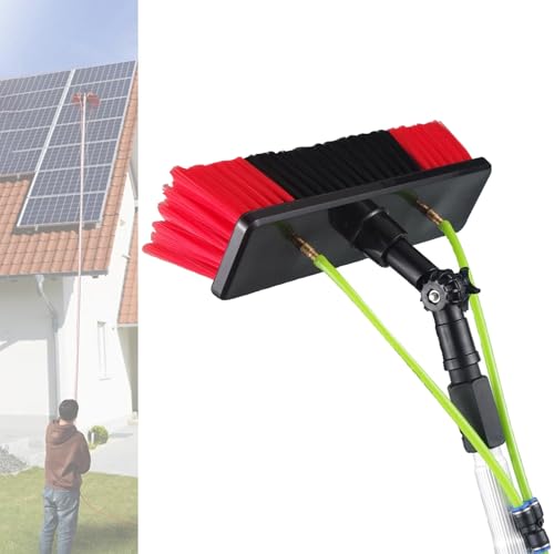 HUIMOZ Multifunktionaler Fensterschrubber mit Multifunktionswerkzeug, Verstellbarer Länge, drehbarem Kopf für die Reinigung von Glas, Auto, Badezimmer, Bodenfliesen und Solarmod von HUIMOZ