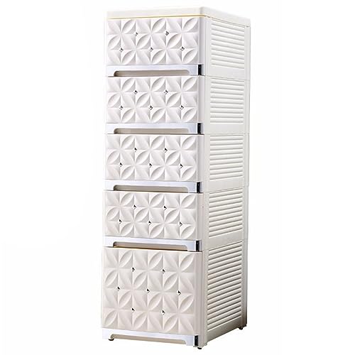 HUIMOZ Schmaler, herausnehmbarer Medizinschrank für das Badezimmer, hoher Eckschrank mit Schubladen und Rollen, Seitenschrank-Fugenregal für Küche, Wohnzimmer, Waschküche, Schla von HUIMOZ