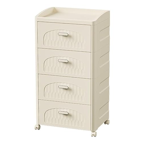 HUIMOZ Weißer Badezimmer-Aufbewahrungsschrank, schmaler Seitenschrank, Regal, Spaltaufbewahrung, hoher Badezimmerschrank mit Rädern, freistehender Wäscheturm für Schlafzimmer, W von HUIMOZ