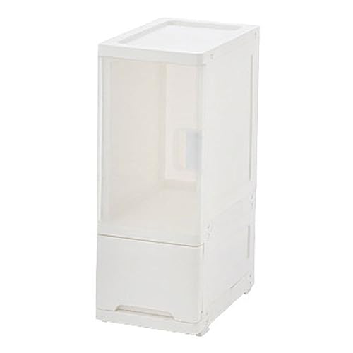 HUIMOZ Weißer Badezimmer-Unterschrank, Aufbewahrungs-Organizer, Ständer, multifunktionale Eckeinheit mit transparenter Vitrine und Schubladen für Home Office, Schlafzimmer, Küch HUIMOZ Weißer Badezimmer-Unterschrank, Aufbewahrungs-Organizer, Ständer, multifunktionale Eckeinheit mit transparenter Vitrine und Schubladen für Home Office, Schlafzimmer, Küch von HUIMOZ