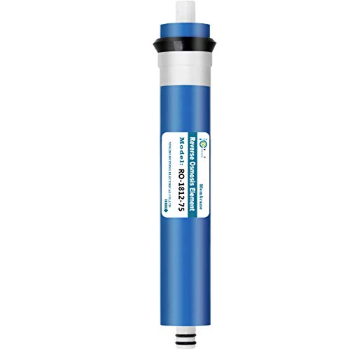 HUINING 50GPD 75GPD 100GPD 150GPD-1812/2012 RO Membrane Housing with 1/4 Quick Connector Kit for Water Filter System. (75GPD) von HUINING