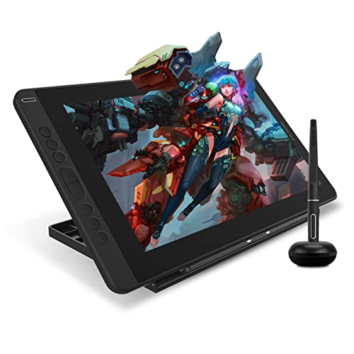 HUION Kamvas 13 Grafiktablett mit Display, 13,3 Zoll Volllaminatbildschirm Pen Display, 8 programmierbare Drucktasten, ST300 Ständer, Konnektivität mit Android, für Home-Office E-Learning HUION Kamvas 13 Grafiktablett mit Display, 13,3 Zoll Volllaminatbildschirm Pen Display, 8 programmierbare Drucktasten, ST300 Ständer, Konnektivität mit Android, für Home-Office E-Learning von HUION