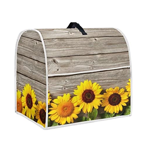 HUISEFOR Standmixer-Abdeckung, kompatibel mit Küchenhelfer-Mixer, niedliche Sonnenblumen-Küchengeräte, passend für alle Kippkopf- und Schüssel-Hebe-Modelle, Mixer von HUISEFOR