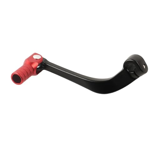 HUISI Einstellbarer Motorradbremspedalhebel CNC-Aluminium-Schalthebelhebel Passend for CRF110F TTR110E CRF 110F TTR 110E 2021(Red) von HUISI