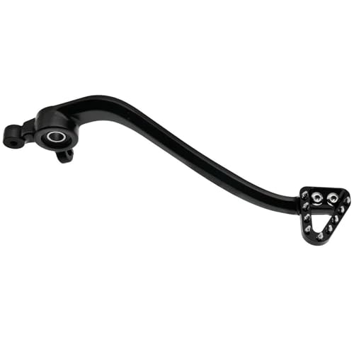 HUISI Motorrad CNC-Hinterradbremspedalhebel, passend for SX SXF XC XCF XCW XCFW EXC EXCF 125–450, passend for TC TX TE FC FE FX FS 2016–2024(Black Black) von HUISI