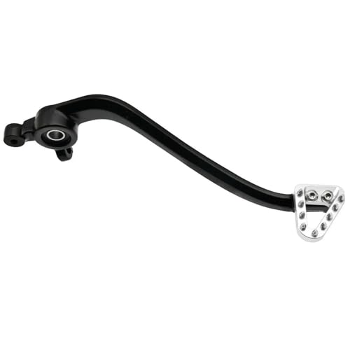 HUISI Motorrad CNC-Hinterradbremspedalhebel, passend for SX SXF XC XCF XCW XCFW EXC EXCF 125–450, passend for TC TX TE FC FE FX FS 2016–2024(Black Silver) von HUISI
