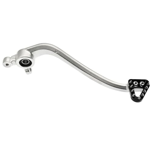 HUISI Motorrad CNC-Hinterradbremspedalhebel, passend for SX SXF XC XCF XCW XCFW EXC EXCF 125–450, passend for TC TX TE FC FE FX FS 2016–2024(Silver Black) von HUISI