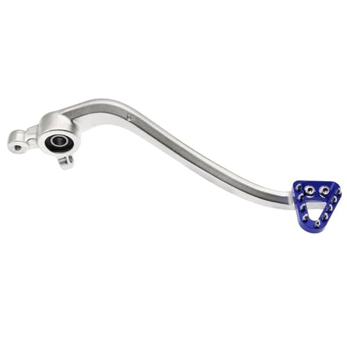 HUISI Motorrad CNC-Hinterradbremspedalhebel, passend for SX SXF XC XCF XCW XCFW EXC EXCF 125–450, passend for TC TX TE FC FE FX FS 2016–2024(Silver Blue) von HUISI