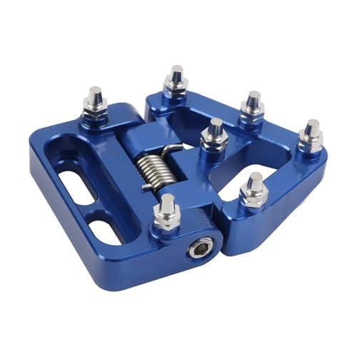 HUIWOR Bremspedal Trittplatte Spitze Für Hus&qvarna TC125/250 2014-2015 Motorrad-Klapp-Hinterradbremspedalkopf(Blau) von HUIWOR