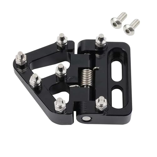 HUIWOR Bremspedal Trittplatte Spitze Für K&T&M 990/950 Für Adventure 2002-2013 Motorrad-Klappbremspedalkopf hinten(Schwarz) von HUIWOR
