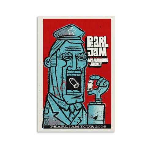 HUIWREYWQRO Pearl Jam Poster "My Morning Jack", Wandkunst, Gemälde für Wohnzimmer, Schlafzimmer, Dekoration, Leinwand, Wandkunst, Poster, 50 x 75 cm, ungerahmter Stil HUIWREYWQRO Pearl Jam Poster "My Morning Jack", Wandkunst, Gemälde für Wohnzimmer, Schlafzimmer, Dekoration, Leinwand, Wandkunst, Poster, 50 x 75 cm, ungerahmter Stil von HUIWREYWQRO