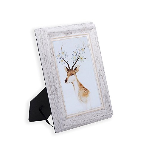HUIXIANG Bilderrahmen 10x15cm Vintage Fotorahmen mit Glasscheibe Retro Bilderrahmen Rustikal für Foto Aufgehängt Oder Tischplatte Geschenk für Hochzeit Jahrestag Freunde Geburtstagsgeschenk Weiß HUIXIANG Bilderrahmen 10x15cm Vintage Fotorahmen mit Glasscheibe Retro Bilderrahmen Rustikal für Foto Aufgehängt Oder Tischplatte Geschenk für Hochzeit Jahrestag Freunde Geburtstagsgeschenk Weiß von HUIXIANG