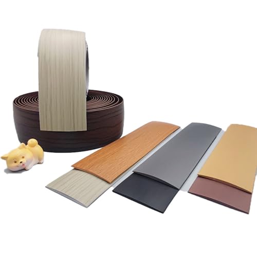 1 M Boden Übergangsleiste,Übergangsprofil Selbstklebend Ungelochte Abdeckleisten, Türschwellen LeisteSelbstklebend Für Laminatbodenbeläg(Size:4cm 1.57in,Color:Dunkelgrau) von HUIZHENSHENG