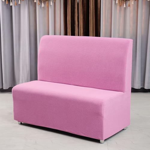 HUIZHENSHENG Armless Sofa Kartensitzabdeckung, Futon Cover Stretch Protector Slippcovers, 2-sitzer-Sofa-loveat-Couch-bettbezüge(Size:einseitiger Sitz,Color:Pastel Violet) von HUIZHENSHENG