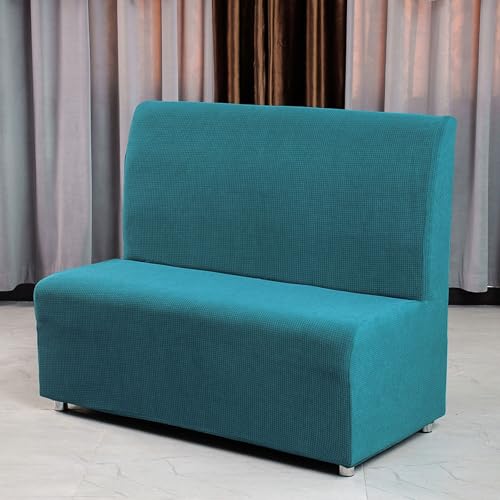 HUIZHENSHENG Armless Sofa Kartensitzabdeckung, Futon Cover Stretch Protector Slippcovers, 2-sitzer-Sofa-loveat-Couch-bettbezüge(Size:einseitiger Sitz,Color:blau) von HUIZHENSHENG