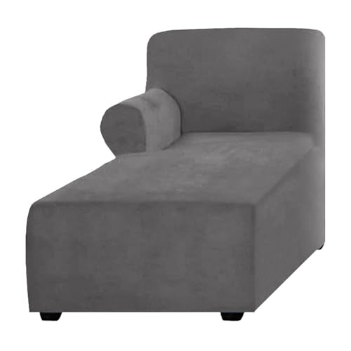 HUIZHENSHENG Links/rechts Dickes L -Form -couchabdeck(Size:Right,Color:Grey) von HUIZHENSHENG