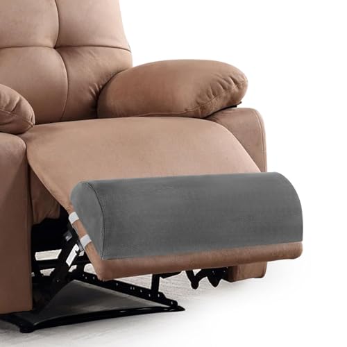 HUIZHENSHENG Sofa-Liege, Fußpolster, Beinkissen, Halbkreisförmige Beinruhe, Hals- Und Taillenstützkissen, Einstellbare Elastizitätsrückwälzkissen Für Die Kopfstütze(Color:Light Grey Corduroy) von HUIZHENSHENG