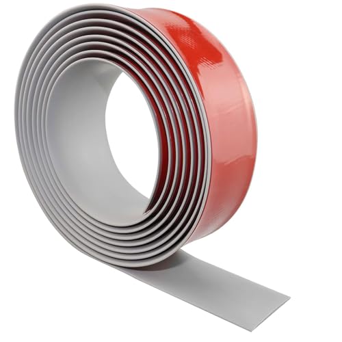 HUIZHENSHENG Vinylboden Bodenbelag Türleiste Selbstklebend，Übergangsleiste Selbstklebend，Türschwellen Leiste(Size:4cm x 300cm,Color:Grey) von HUIZHENSHENG