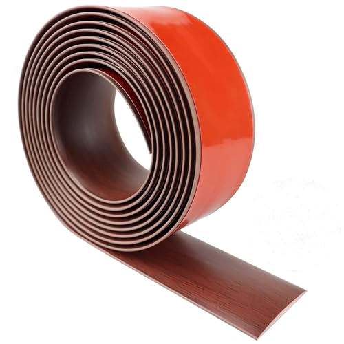 HUIZHENSHENG Vinylboden Bodenbelag Türleiste Selbstklebend，Übergangsleiste Selbstklebend，Türschwellen Leiste(Size:5cm x 300cm,Color:Red Eiche) von HUIZHENSHENG