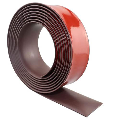 HUIZHENSHENG Vinylboden Bodenbelag Türleiste Selbstklebend，Übergangsleiste Selbstklebend，Türschwellen Leiste(Size:7.6cm x 300cm,Color:braun) von HUIZHENSHENG