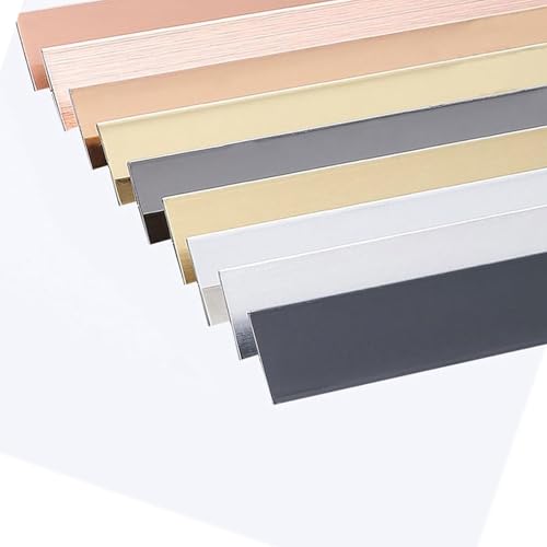 Metallisierte Form- Und Wandverkleidung Selbstklebender Spiegelartiger Fertiger Wandrandstreifen, Flexibler Ultra-dünner Dekorativer Tri(Size:16.4ft(5m) x0.98in(2.5cm),Color:Spiegel Silber) von HUIZHENSHENG