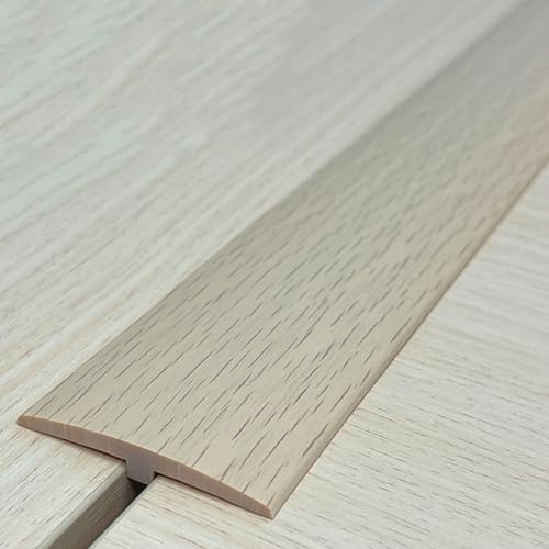 T Profil Übergangsleiste Selbstklebender,Übergangsprofil Selbstklebend, Übergangsschiene Türschwellen Leiste PVC Flache Spaltabdeckung Für Türschwellen Verbindun(Size:6.56Ft,Color:Ahornholzmaserung) von HUIZHENSHENG