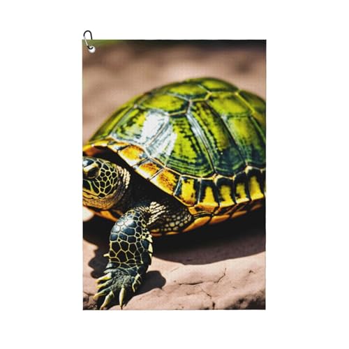 Lord Howe Island Sea Turtle Print Vielseitiges Golf-Handtuch, praktische Sport-Handtücher, Reisen, Strand, Wandern, Outdoor-Abenteuer von HUIopq