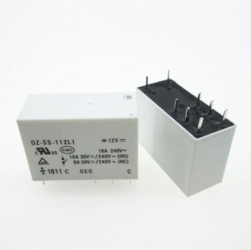 12V relay OZ-SS-112L1 OZSS112L1 12V 12VDC DC12V 16A 240V 8PIN 12V relay OZ-SS-112L1 OZSS112L1 12V 12VDC DC12V 16A 240V 8PIN von HUJWLBWF