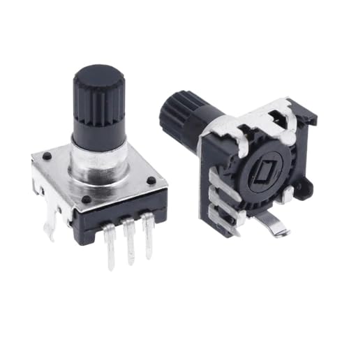 1PC 360 Degree Rotary Encoder EC12 RE12 3Pin 24 Position No Push Button Switch 12.5mm Plum Handle von HUJWLBWF