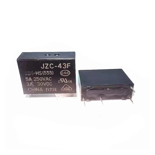 5pcs Relay JZC-43F 012-HS 4PIN normally open 5A von HUJWLBWF