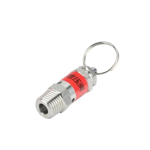 HUJWLBWF 1/8" BSPT Male Thread 304 Stainless Steel Pressure Valve Spring Type Exhaust Valve 2 Bar 0.2 mpa HUJWLBWF 1/8" BSPT Male Thread 304 Stainless Steel Pressure Valve Spring Type Exhaust Valve 2 Bar 0.2 mpa von HUJWLBWF