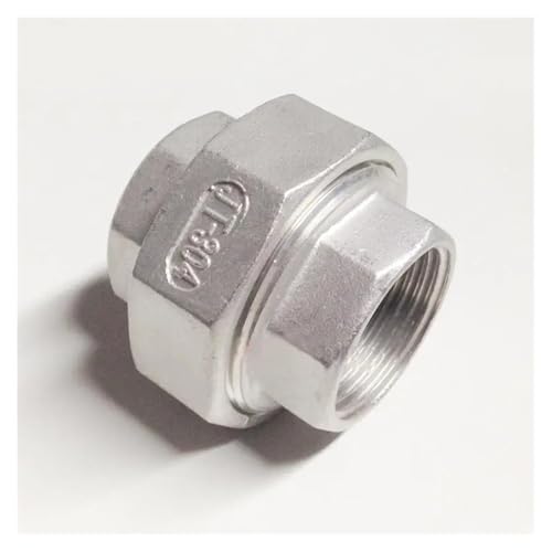 HUJWLBWF 1-1/4" BSP Female Thread 304 Stainless Socket Union Set Pipe Fitting Connector 1.6 Mpa HUJWLBWF 1-1/4" BSP Female Thread 304 Stainless Socket Union Set Pipe Fitting Connector 1.6 Mpa von HUJWLBWF
