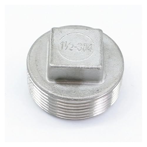 HUJWLBWF 1.1/2"" BSP Male Threaded Connection 304 Stainless Steel Pipe Fitting Countersunk Square Head Operating Pressure 2.5 Mpa HUJWLBWF 1.1/2"" BSP Male Threaded Connection 304 Stainless Steel Pipe Fitting Countersunk Square Head Operating Pressure 2.5 Mpa von HUJWLBWF