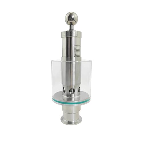 HUJWLBWF 1.5'' Tri Clamp Pressure Valve Fermenter Air Release Bunging Pressure Device von HUJWLBWF