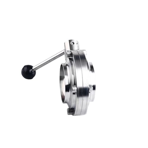 HUJWLBWF 19mm Pipe OD Butt Weld 304 Stainless Steel Butterfly Valve HUJWLBWF 19mm Pipe OD Butt Weld 304 Stainless Steel Butterfly Valve von HUJWLBWF