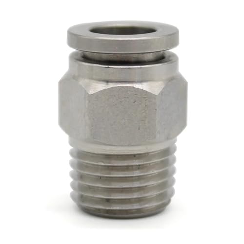 HUJWLBWF 1PC 304 Stainless Steel External Thread Pneumatic Quick Coupling PC16MM-3/8 BSP External Thread HUJWLBWF 1PC 304 Stainless Steel External Thread Pneumatic Quick Coupling PC16MM-3/8 BSP External Thread von HUJWLBWF