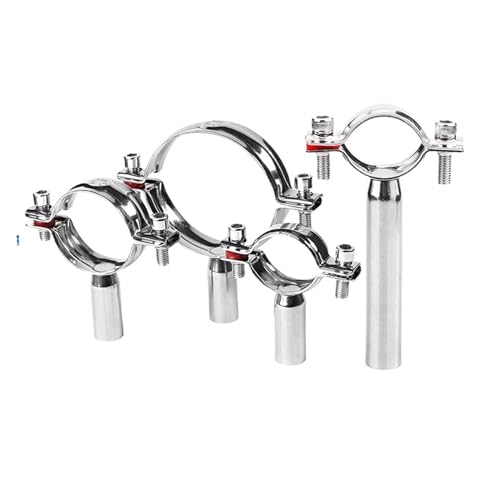 HUJWLBWF 1PC 304 Stainless Steel Fixture Pipe Bracket Welding Pipe Circular Locking Clamp 45-48mm L45mm HUJWLBWF 1PC 304 Stainless Steel Fixture Pipe Bracket Welding Pipe Circular Locking Clamp 45-48mm L45mm von HUJWLBWF