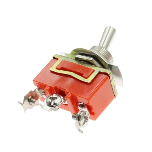 HUJWLBWF 1PCS E-TEN1121 ON-ON Latching Toggle Rocker Switch 15A 250VAC SPDT 3 Terminal Pin von HUJWLBWF