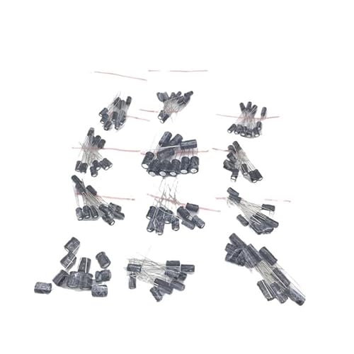 HUJWLBWF 1set of 120pcs 12 Values 0.22UF-470UF Aluminum electrolytic Capacitor Assortment kit Set Pack HUJWLBWF 1set of 120pcs 12 Values 0.22UF-470UF Aluminum electrolytic Capacitor Assortment kit Set Pack von HUJWLBWF