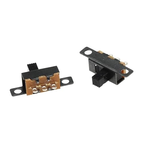 HUJWLBWF 20Pcs 3 Solder Lug Pin On-On 2 Position 1P2T SPDT Panel Slide Switch SS12F55 von HUJWLBWF