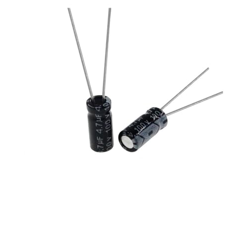HUJWLBWF 50pcs 4.7uF 100V 4.7MFD 100WV Aluminum Electrolytic Capacitor 5 * 11mm Radial 4.7mf100v 4.7uf100v 100v4.7mf 100v4.7uf HUJWLBWF 50pcs 4.7uF 100V 4.7MFD 100WV Aluminum Electrolytic Capacitor 5 * 11mm Radial 4.7mf100v 4.7uf100v 100v4.7mf 100v4.7uf von HUJWLBWF